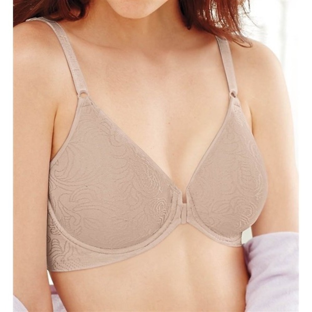 NWOT Bali 42D Comfort Revolution Front-Close Shaping Underwire 3P66 Taupe 128230 - Picture 1 of 2
